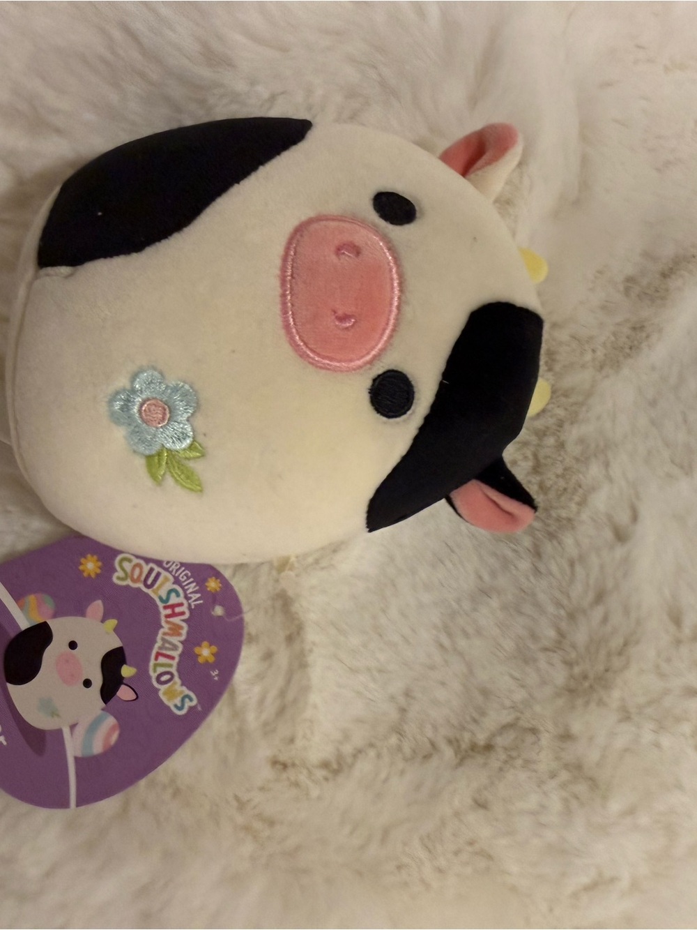 Squishmallows Connor the cow 4 inches bnwt
